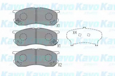 KAVO PARTS kbp9132 -  Комплект тормозных колодок, дисковый тормоз